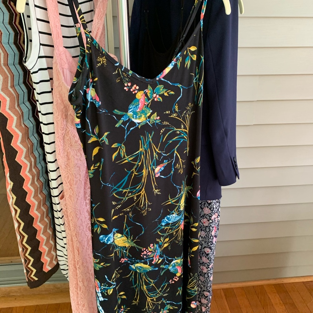 Leota spaghetti strap midi dress